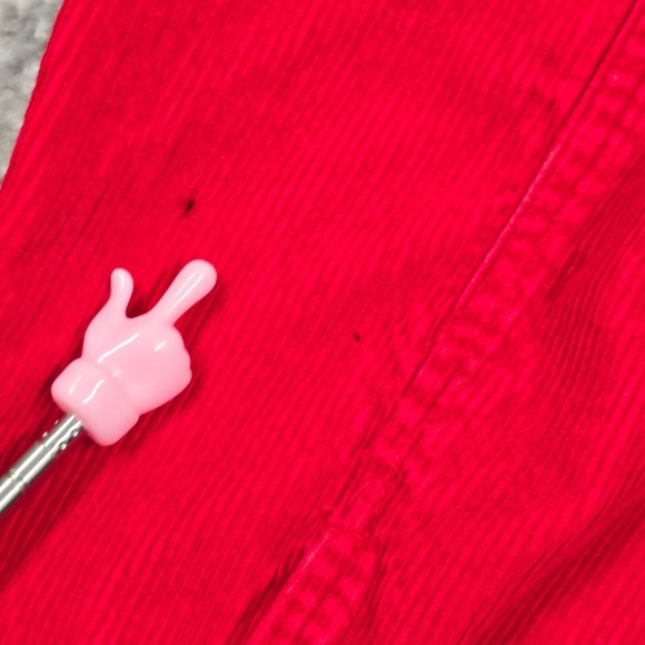 VTG Marlboro Shirt Mens XXL Red Heavy Corduroy 1/4 Zip Pullover Y2K Shacket READ - Picture 8 of 15